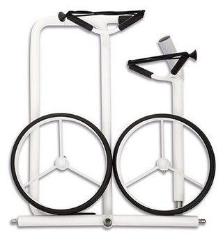 JuStar White 2-Wheeled wózek golfowy