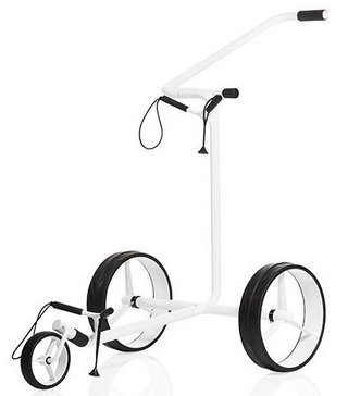 JuStar White 3-Wheeled wózek golfowy