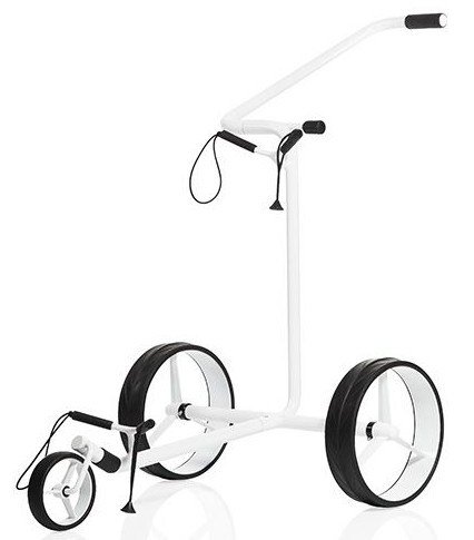 JuStar White 3-Wheeled wózek golfowy