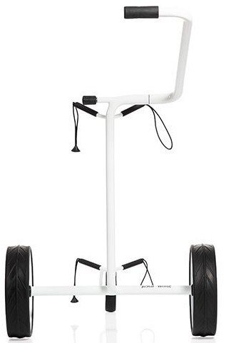 JuStar White 3-Wheeled wózek golfowy