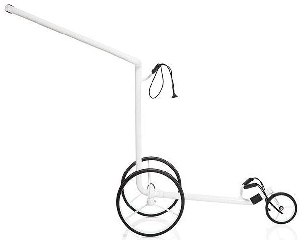 JuStar White 3-Wheeled wózek golfowy
