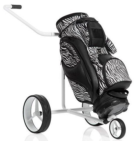 JuStar White 3-Wheeled wózek golfowy