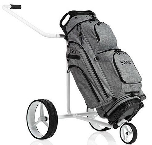 JuStar White 3-Wheeled wózek golfowy