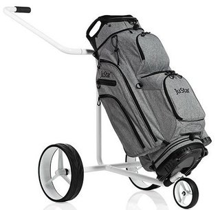 JuStar White 3-Wheeled wózek golfowy