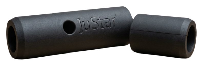 JuStar część zamienna gumowana rączka wózka do elektrycznych wózków JuStar Titan Classic i JuStar Carbon Light, czarna