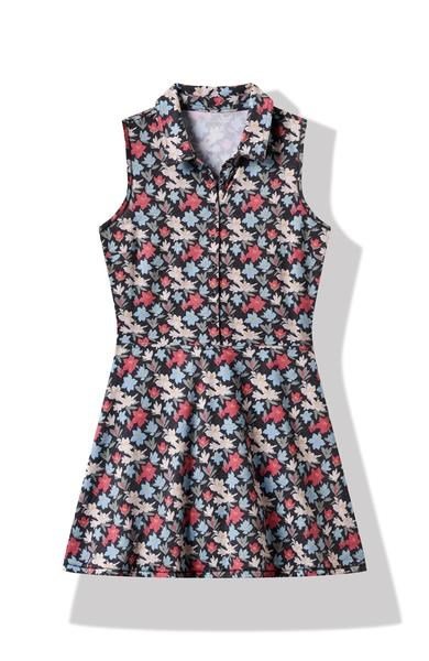 Travis Mathew Featherweight Course Time damska sukienka, black/floral