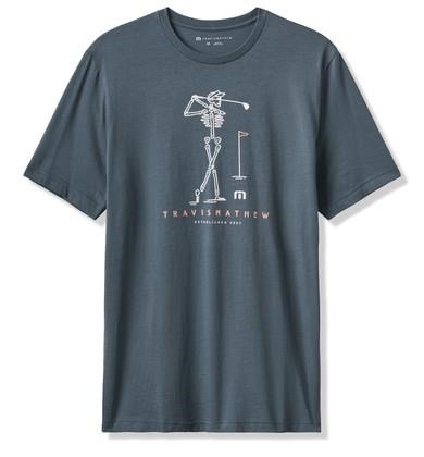Travis Mathew Lost Swing Tee koszulka męska, mood indigo/vintage indigo