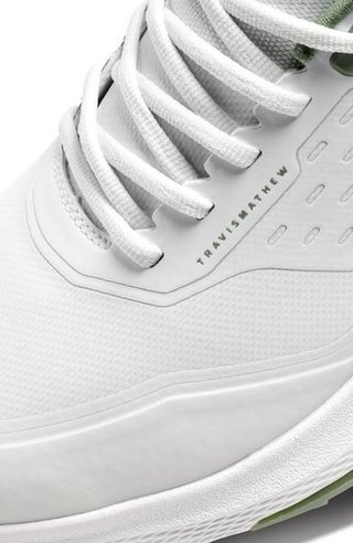 Travis Mathew The NuAge Mega męskie buty golfowe, biało/zielone
