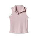 Travis Mathew Skyloft Light Sleeveless damskie polo bez rękawów, heather violet ice