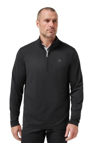 Travis Mathew Heater Pro 1/4Zip męska bluza, czarna
