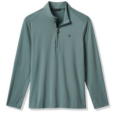 Travis Mathew Heater Pro 1/4Zip męska bluza, balsam green