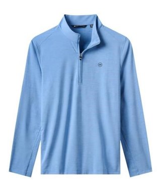 Travis Mathew Heater Pro 1/4Zip męska bluza, pacific coast