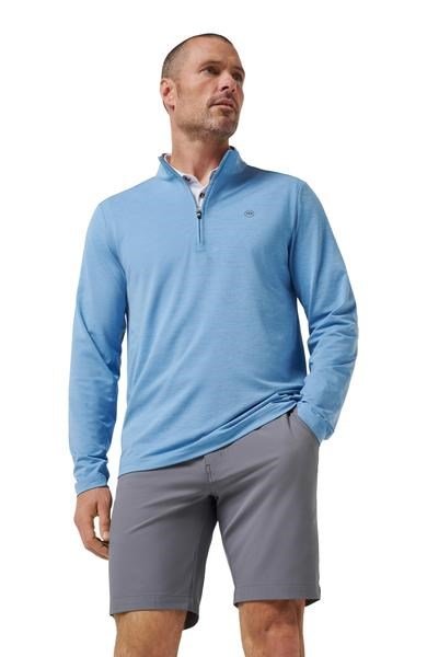 Travis Mathew Heater Pro 1/4Zip męska bluza, pacific coast