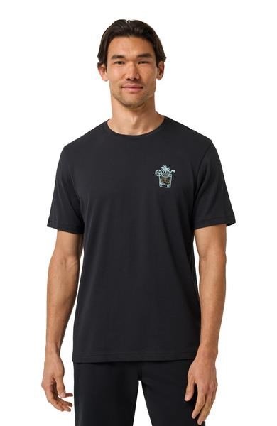 Travis Mathew Beverage Cart Tee koszulka męska, czarne
