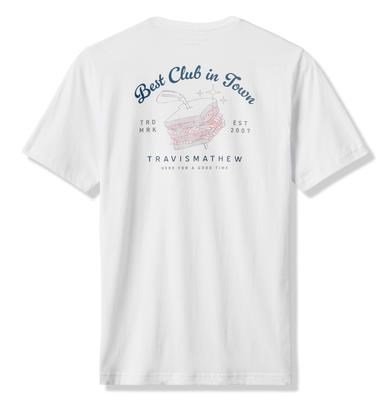 Travis Mathew Founding Member Tee koszulka męska, białe