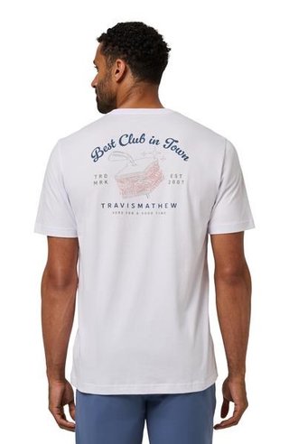 Travis Mathew Founding Member Tee koszulka męska, białe