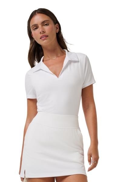 Travis Mathew Skyloft Light damskie polo, białe
