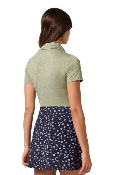 Travis Mathew Skyloft Light damskie polo, heather oil green