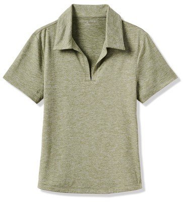 Travis Mathew Skyloft Light damskie polo, heather oil green