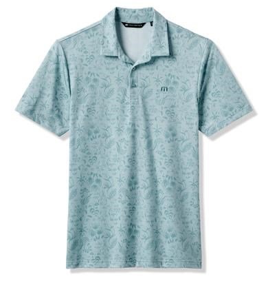 Travis Mathew Featherweight Paradise męskie polo, forget me not