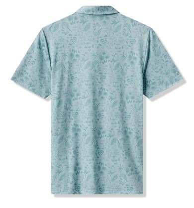 Travis Mathew Featherweight Paradise męskie polo, forget me not