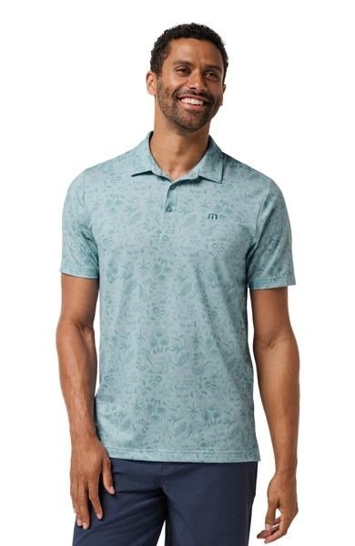 Travis Mathew Featherweight Paradise męskie polo, forget me not