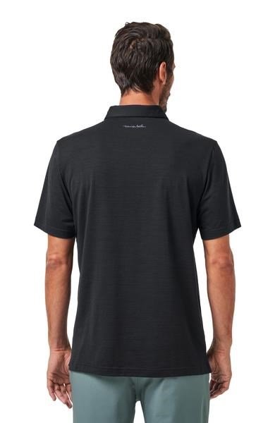 Travis Mathew The Heater męskie polo, czarne