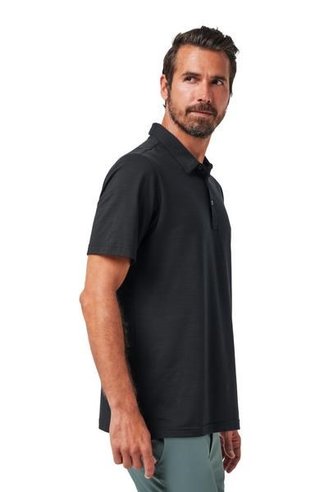 Travis Mathew The Heater męskie polo, czarne