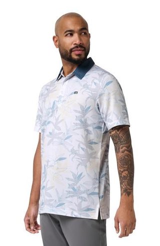Travis Mathew Featherweight Drift męskie polo, białe