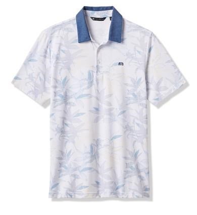 Travis Mathew Featherweight Drift męskie polo, białe