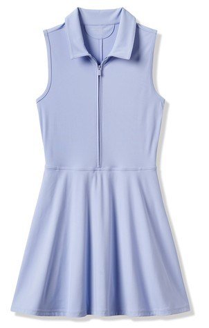 Travis Mathew Moveknit Sleeveless Polo damska sukienka, niebieska