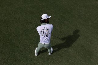 Travis Mathew Louder Please męska czapka z daszkiem, biała