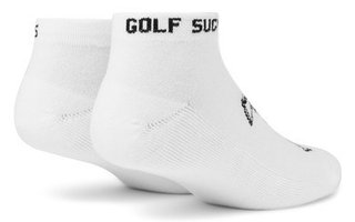 Travis Mathew Golf Sucks Ankle unisex skarpetki, 1para, biała