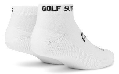 Travis Mathew Golf Sucks Ankle unisex skarpetki, 1para, biała