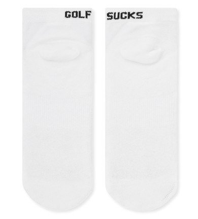 Travis Mathew Golf Sucks Ankle unisex skarpetki, 1para, biała