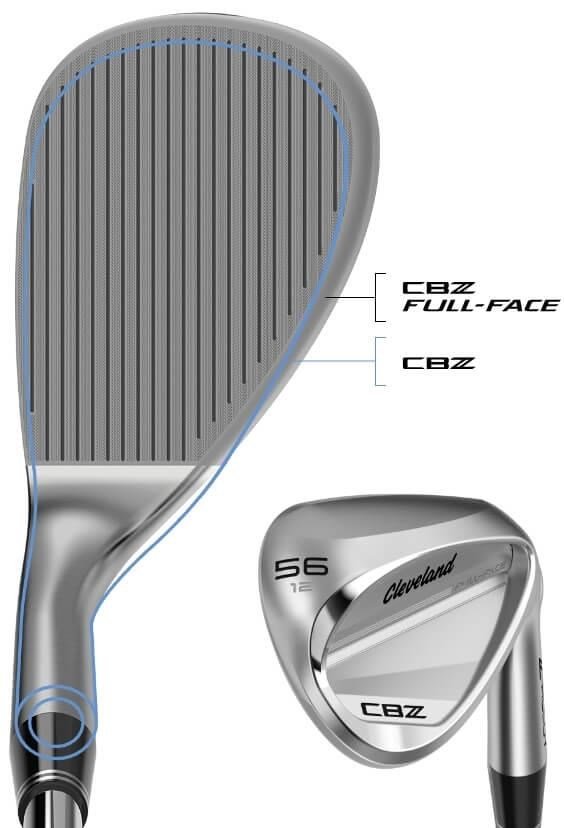 Cleveland CBZ Tour Satin Full Face wedge, grafit