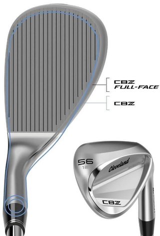 Cleveland CBZ Tour Satin Full Face męski wedge, stal