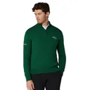 Callaway 1/4 Zip Mock męski sweter, deep galapagos green