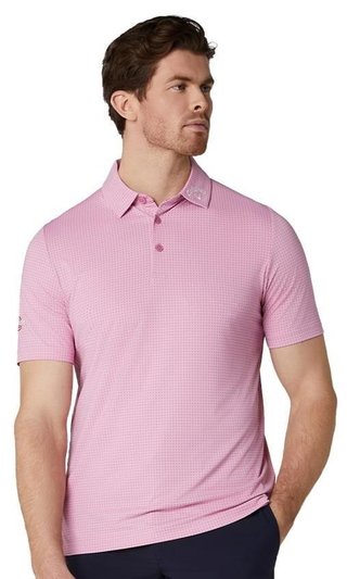 Callaway Odyssey Print męskie polo, rose bouquet