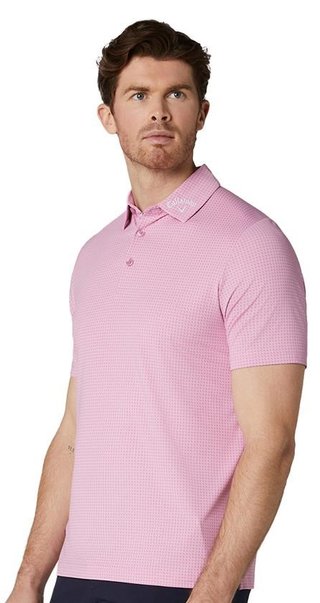 Callaway Odyssey Print męskie polo, rose bouquet