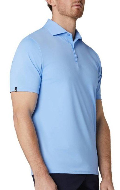 Callaway Premium Solid Cooling męskie polo, vista blue