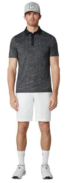 Callaway Hex Marble męskie polo, caviar