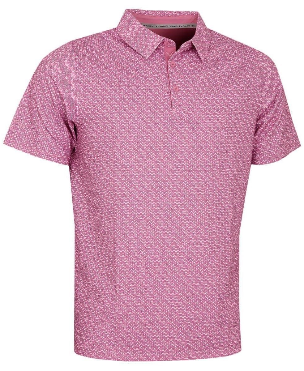 Callaway Timeless Chev męskie polo, rose bouquet