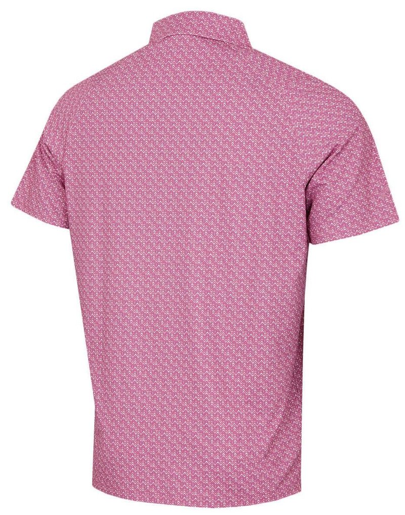 Callaway Timeless Chev męskie polo, rose bouquet