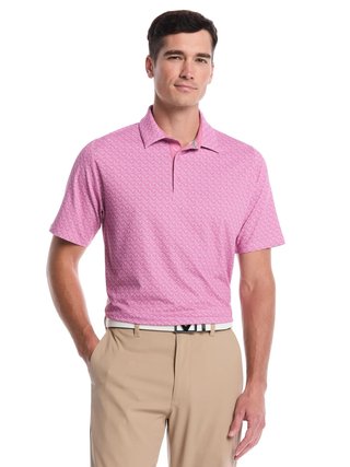 Callaway Timeless Chev męskie polo, rose bouquet