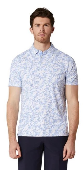 Callaway Chev Botanical męskie polo, vista blue