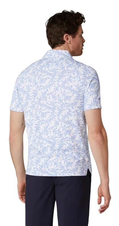 Callaway Chev Botanical męskie polo, vista blue