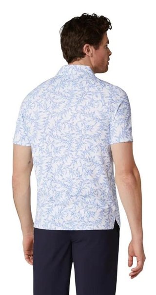 Callaway Chev Botanical męskie polo, vista blue