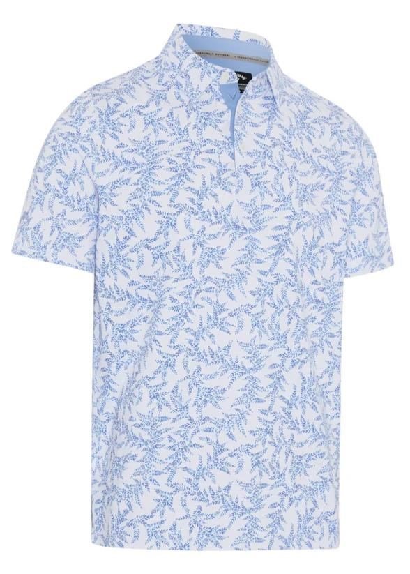 Callaway Chev Botanical męskie polo, vista blue