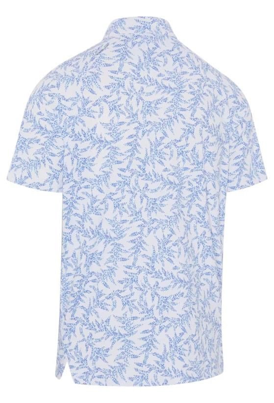 Callaway Chev Botanical męskie polo, vista blue